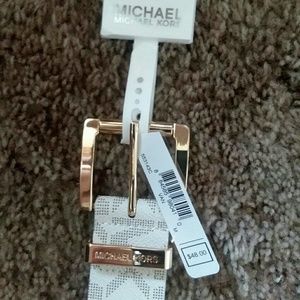 Brand New MK belts Tried on white but too big